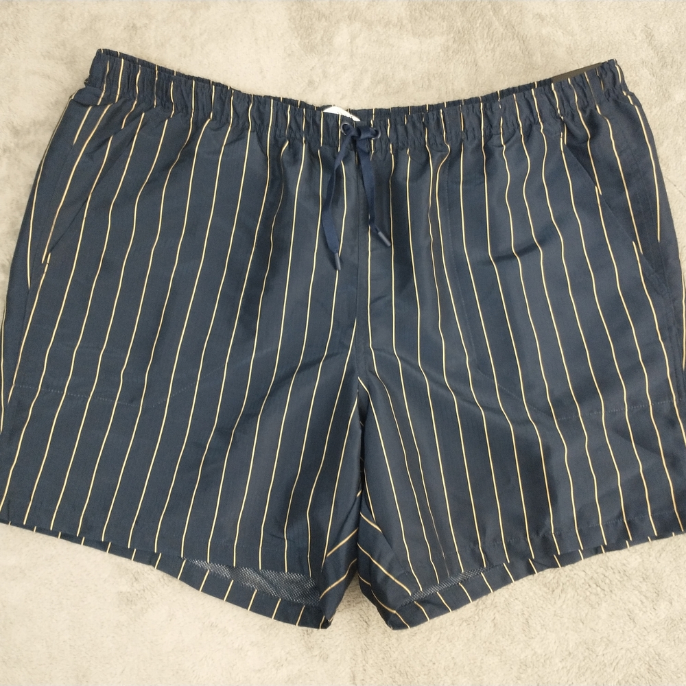 NWT DSG Men's 6" Rec Shorts (RN# 104141) - Pinstripe University Navy - Size XL